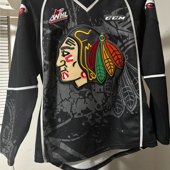 CCM Black and Silver CHL Jersey - Picture 1 of 3